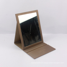Custom made leather mirror folding gift box chinese supplier